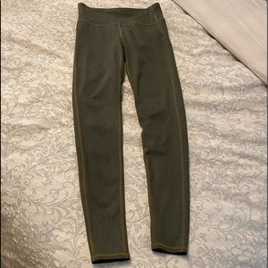 Dark Army/Olive Green Legging Snakeskin Print
